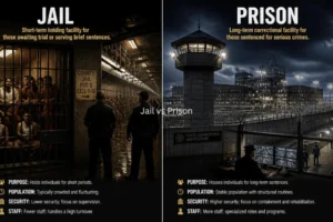 Jail vs Prison