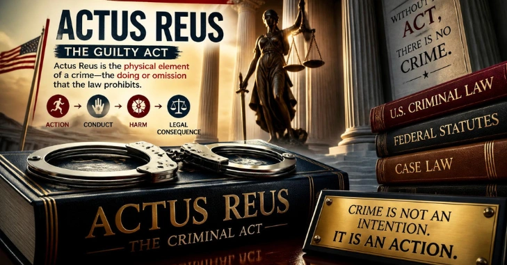 What Actus Reus Means in U.S. Criminal Law