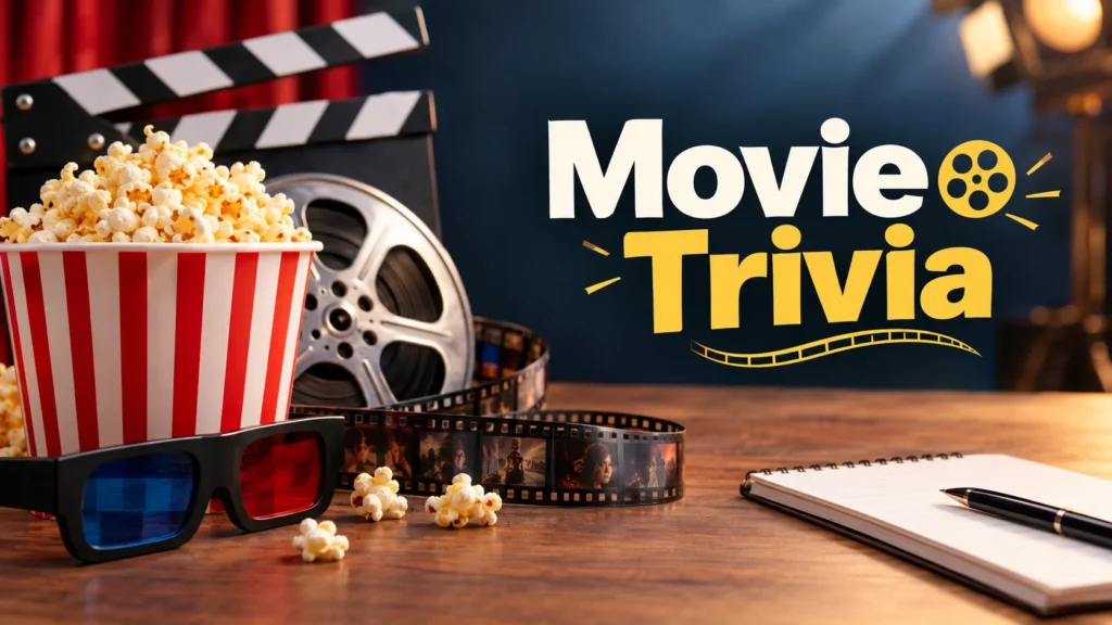 Movie Trivia: 75 Clever Questions and Answers for an Unforgettable Game Night