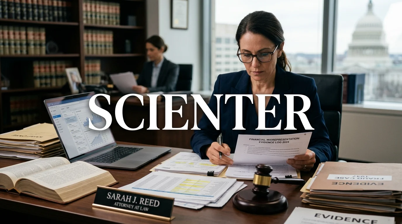 Scienter Meaning in U.S. Law: Complete Guide to Proving Fraudulent Intent, Knowledge, and Honest Mistakes